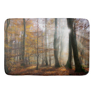 Tapete De Banheiro Sun Rays Mystic Misty Forest