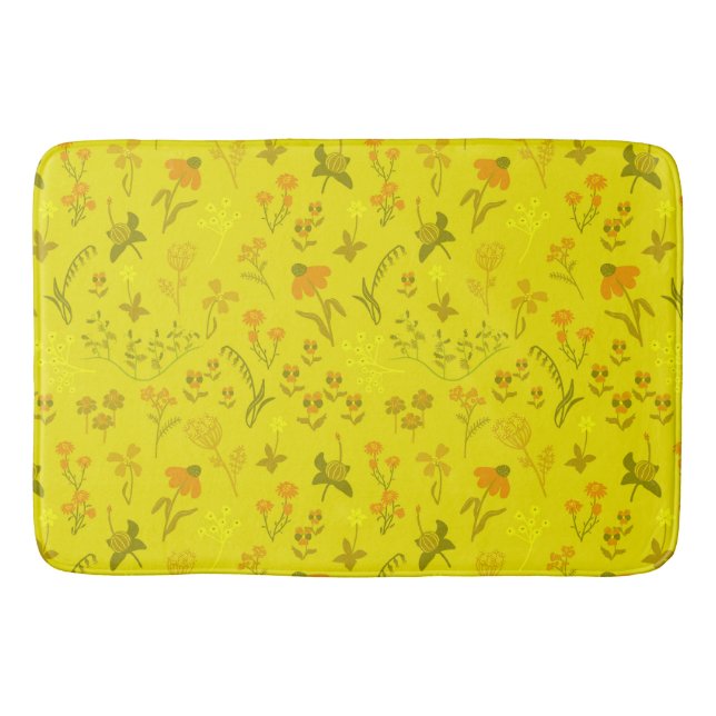 Tapete De Banheiro Sunny Meadow Flowers (Frente)