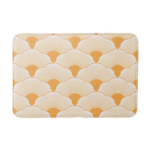 Tapete De Banheiro Sunset, laranja tonal, textura concreta