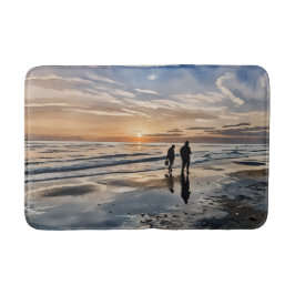 Tapete De Banheiro Sunset on the Beach Siesta Key Bath Mat
