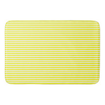 Sunshine Yellow and White Striped
