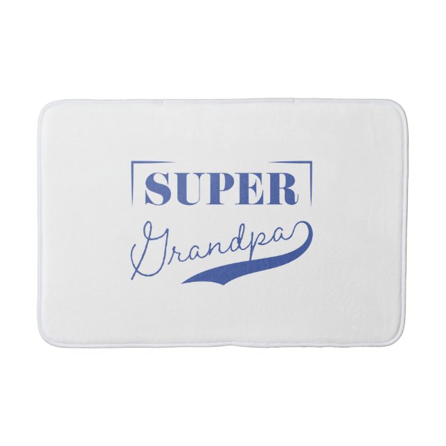 Tapete De Banheiro Super vovô (Frente)