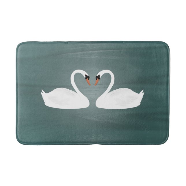 Tapete De Banheiro Swans Bathmat (Frente)