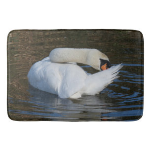 Tapete De Banheiro Tail Bath Mat de limpeza do Cisne
