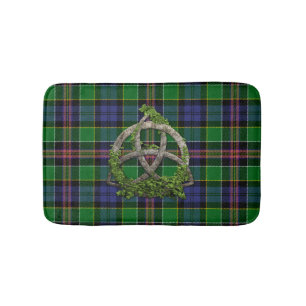 Tapete De Banheiro Tartan de Allison e nó da trindade do céltico