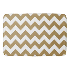Tapete De Banheiro Teak Neutral Chevrons