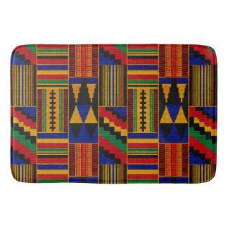 Tapete De Banheiro Tecido Kente Estilo Africano