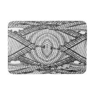 Tapete De Banheiro Tecido Tradicional do Keffiyeh Scarf Palestino