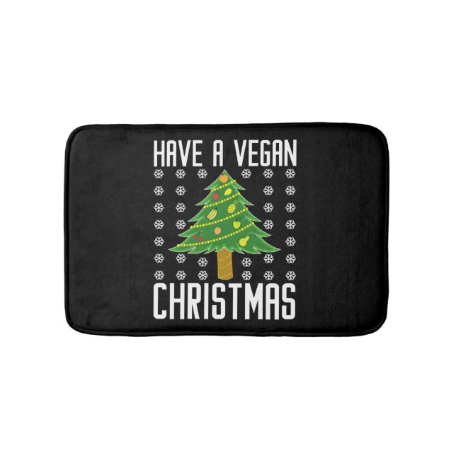 Tapete De Banheiro tem um natal vegano (frente)