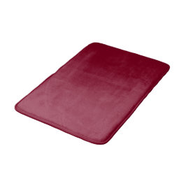 Tapete De Banheiro Tendência Moderna do Veludo Vermelho Burgundy