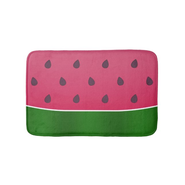 Tapete De Banheiro Tendy Bold Watermelon Graphic (frente)