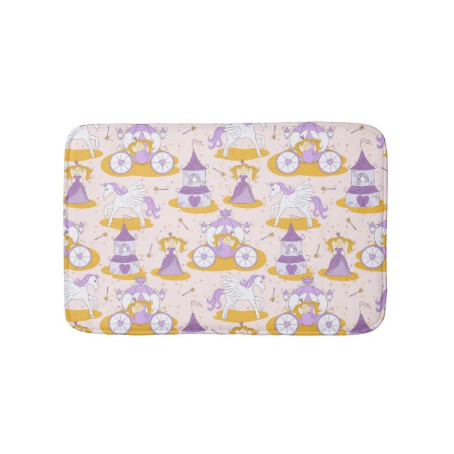 Tapete De Banheiro teste padrão com uma princesa (frente)