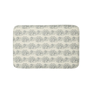 Tapete De Banheiro Teste padrão decorativo dos escudos