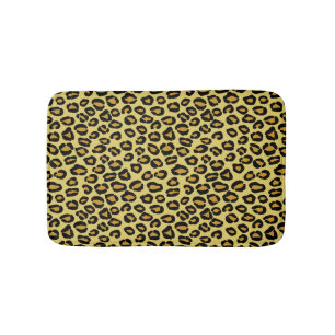 Tapete De Banheiro Teste padrão do leopardo