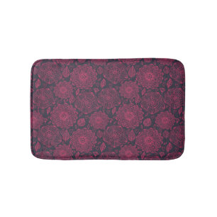 Tapete De Banheiro Teste padrão floral 14