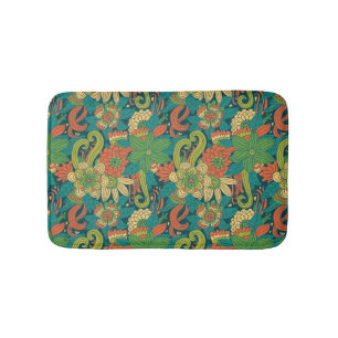 Tapete De Banheiro Teste padrão floral do verão