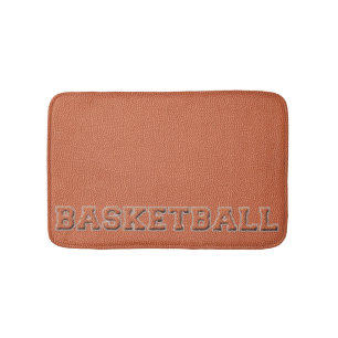 Tapete De Banheiro Texto e Textura de Basquete