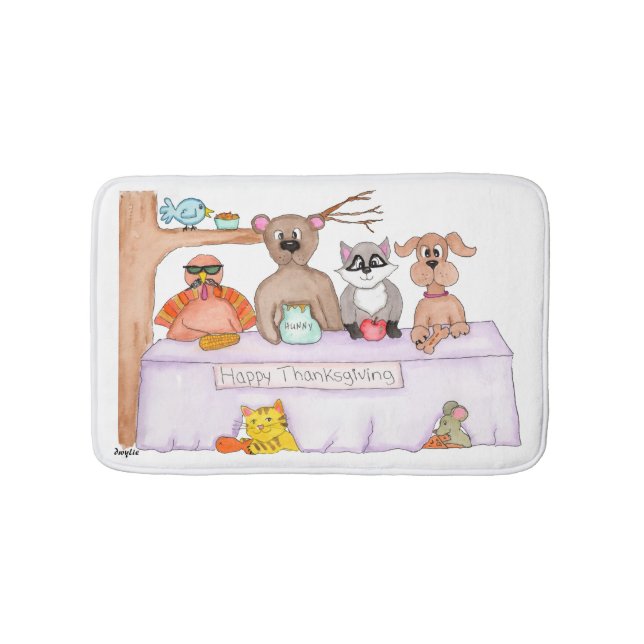 Tapete De Banheiro Thanksgiving - Where is the Turkey? (frente)