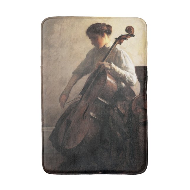 Tapete De Banheiro The Cellist (por Joseph DeCamp) (Frente Vertical)