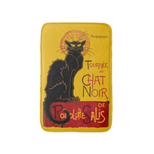 Tapete De Banheiro Theophile Steinlen - Le Chat Noir Vintage