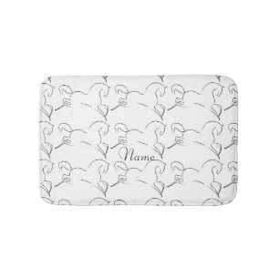 Tapete De Banheiro Thunder_Cove Cavalo Selvagem