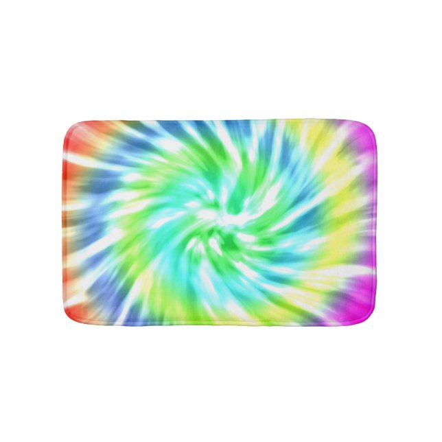 Tapete De Banheiro Tie Dye Pattern Bath Mat (frente)