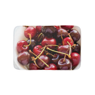 Tapete De Banheiro tigela de cerejas
