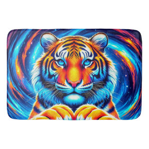 Tapete De Banheiro Tiger Art