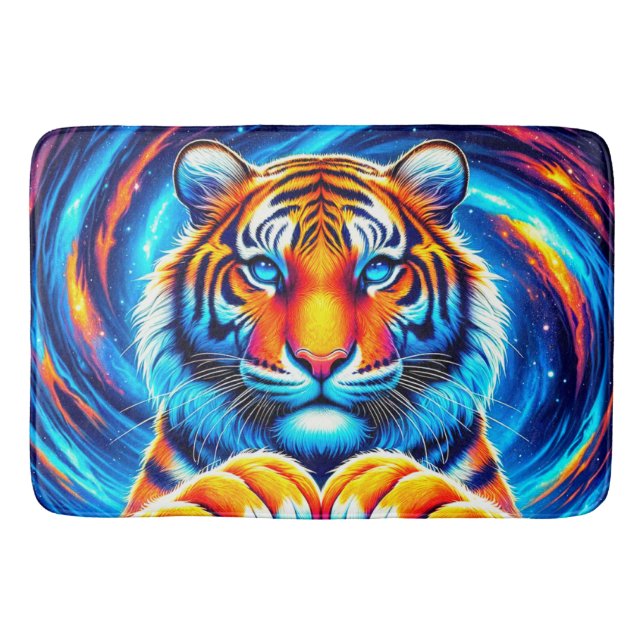 Tapete De Banheiro Tiger Art (Frente)