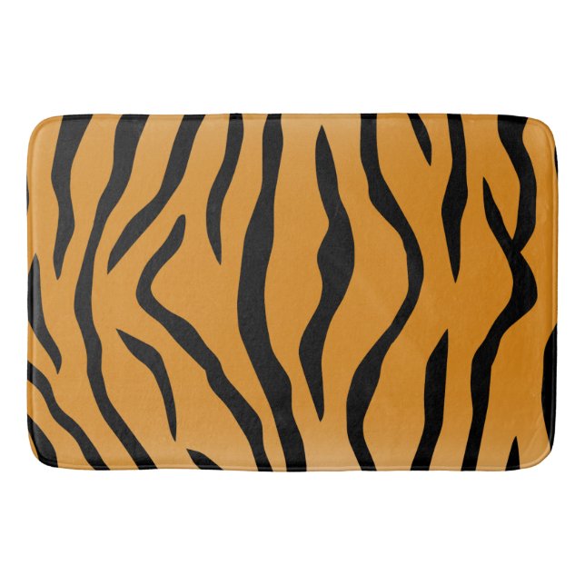 Tapete De Banheiro Tiger stripes pattern (Frente)