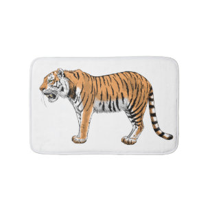 Tapete De Banheiro Tigre