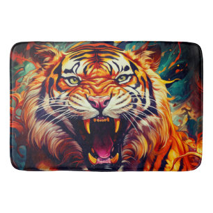 Tapete De Banheiro Tigre