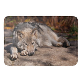Tapete De Banheiro Timber Wolf