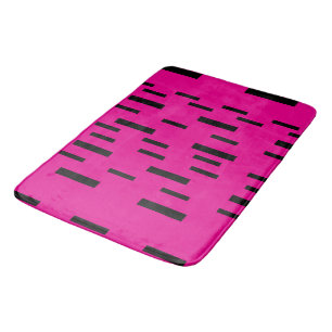 Tapete De Banheiro Tinta Magenta Quente