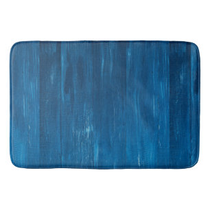Tapete De Banheiro Tiras de textura de madeira azul