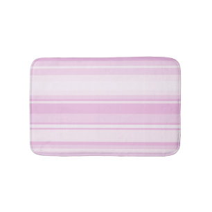 Tapete De Banheiro Tiras rosa-bebê