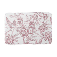 Toile de Jouy Vermelha Francesa