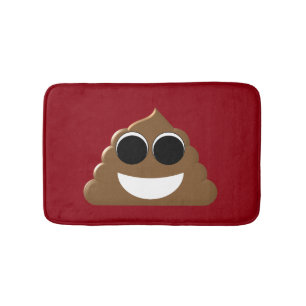 Tapete De Banheiro Tombadilho engraçado Emoji