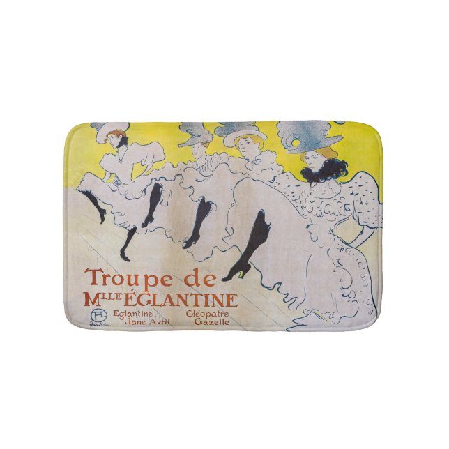 Tapete De Banheiro Toulouse-Lautrec - Troupe de Mlle Eglantine (frente)