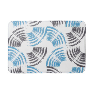 Tapete De Banheiro Traços modernos, legal, de abstrato azul moderno