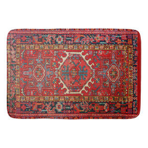 Tapete De Banheiro Tradicional Red Antique Oriental Persa