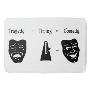 Tapete De Banheiro Tragédia + Timing Igual ao Teatro de Comédia