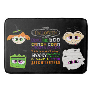 Tapete De Banheiro Tratamentos De Halloween E Violações