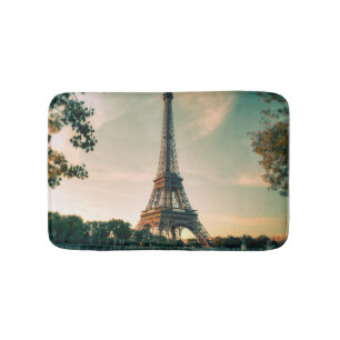 Tapete De Banheiro Travesseiro decorativo da torre Eiffel