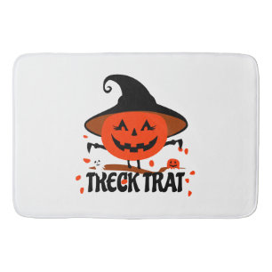 Tapete De Banheiro Treck Trat Pumpkin sorrindo