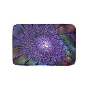 Tapete De Banheiro Trendy Colorful Modern Abstrato Fractal