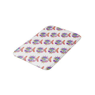 TAPETE DE BANHEIRO TRIBAL FROWNIE EMOJI MEEMOGIE
