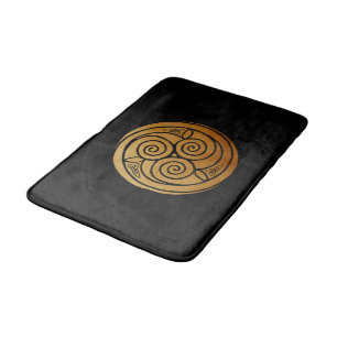 Tapete De Banheiro Triple Celtic Knot Swirl Mandala