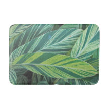 Tropicais de Folhagem Verde Tirada