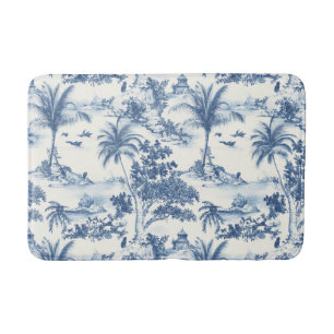 Tapete De Banheiro Tropical Toile De Jouy